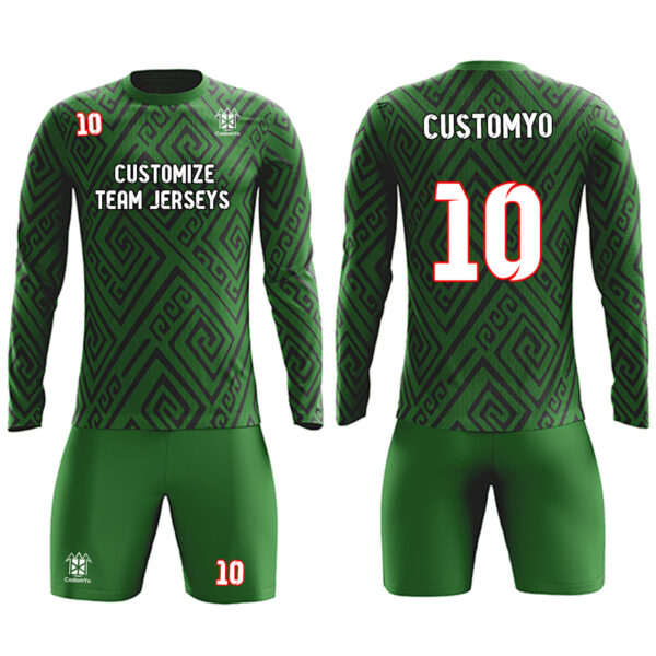 Custom Soccer Team Jerseys kits Full Sublimated Team name Player Names,Logo and Numbers  19