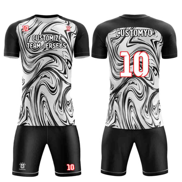 Custom Soccer Team Jerseys kits Full Sublimated Team name Player Names,Logo and Numbers  401